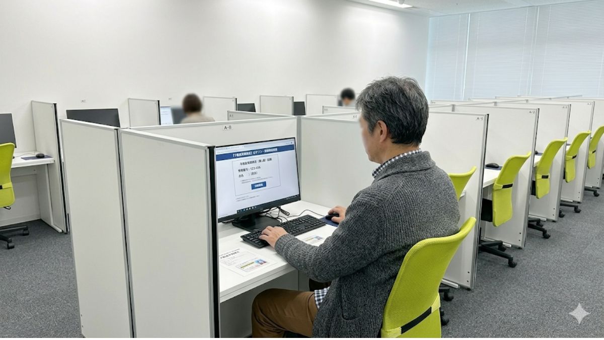 CBTテストセンターでの受験の様子